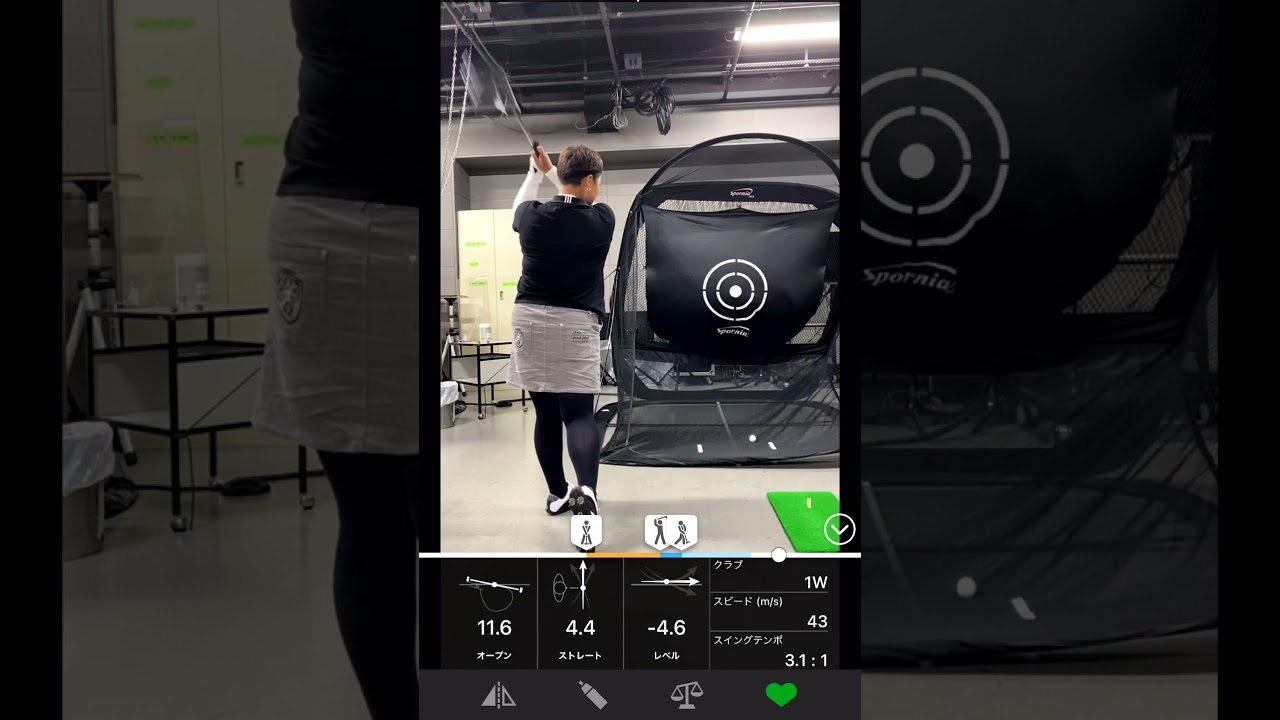 天良枝里子プロスイング動画～MBS茶屋町ゴルフ倶楽部～Sunday Morning shot!