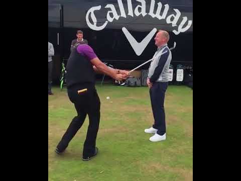 フィル・ミケルソン　Phil Mickelson 頭上越えショット