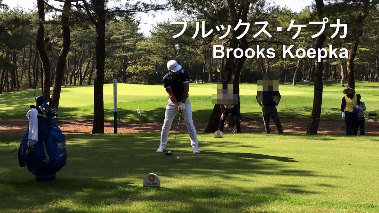 飛ばし屋ブルックス・ケプカ（Brooks Koepka）ドライバーショット【正面撮影/スロー再生あり】