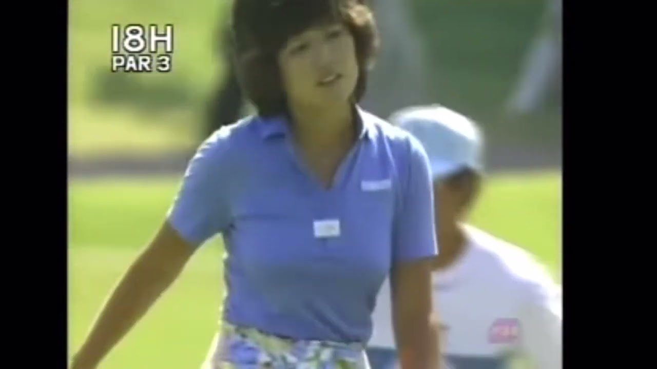 中嶋常幸プロの実妹 中島恵利華プロのアマチュア時代のトーナメント中継