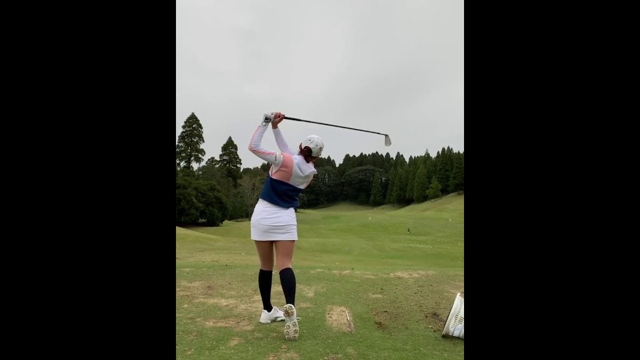 アイアン練習風景　イ・ボミ　LeeBomi