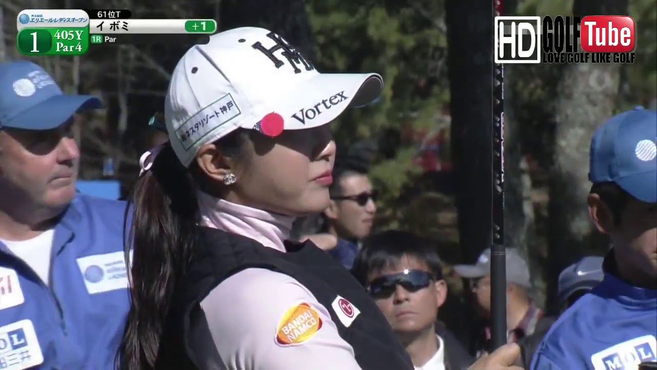 【ゴルフ】lee bo mee イ・ボミ　プロ ドライバーショット　スウィング　driver shot swing no4