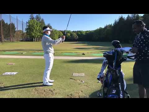 【プロサポートカーブログ】片岡大育 朝一ドライバーショット