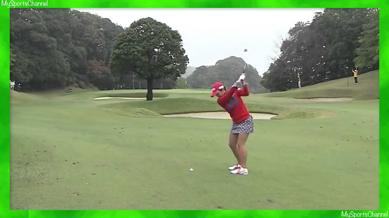 イ・ボミ ※左打有【Sexy美女ゴルファー】アイアンスイング　Lee Bo Mee iron shots