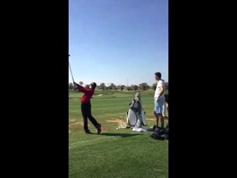 Hitting a few shots with the great Martin kaymer
