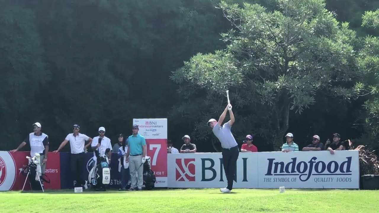 ジャスティン ローズ　ゴルフスイング　Justin Rose Tee shot 前方