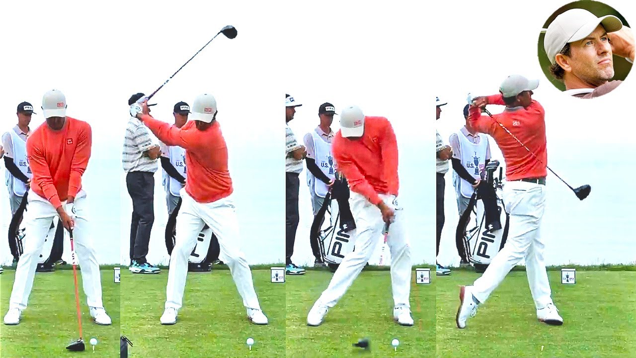アダム・スコット Adam Scott  プロゴルファー DRIVER SHOT SLOW MOTION !!!