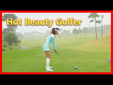KLPGA Hot Golfer "Hyun-ju Yoo" Amazing Swing motion,最強🤭😍セクシーゴルフ女神「ユ・ヒョンジュ」パーフェクトスイングモーション＆スローモーション