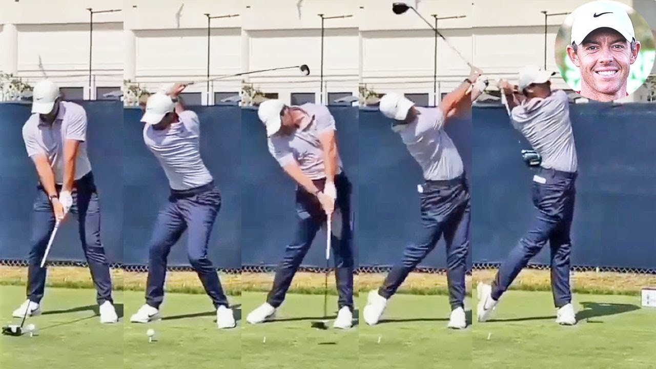 ローリー・マキロイ Rory McIlroy プロゴルファー DRIVER SHOT SLOW MOTION !!!