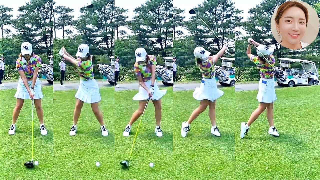 イ・ボミ Bo Mee Lee プロゴルファー DRIVER SHOT SLOW MOTION !!!