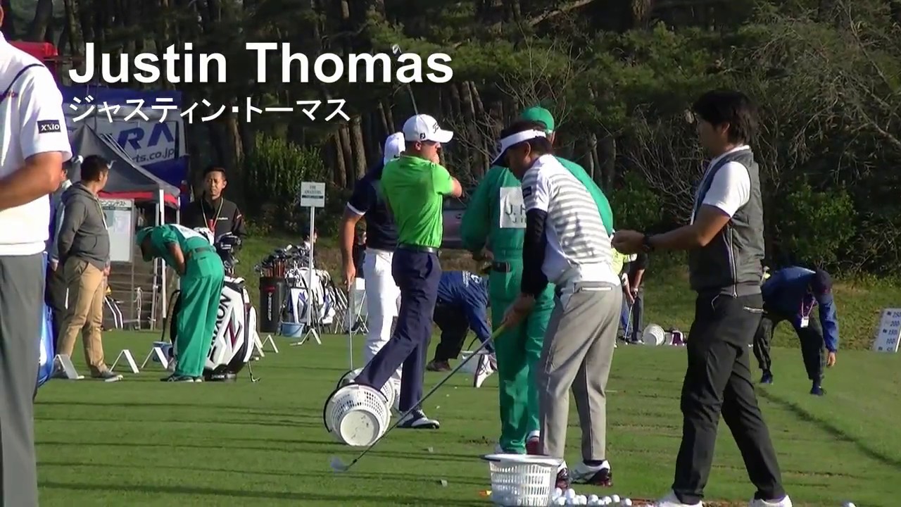 ジャスティン・トーマス（Justin Thomas）の朝の練習風景