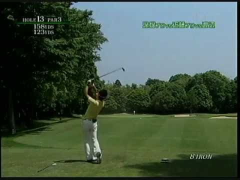 近藤共弘プロのアイアンショット