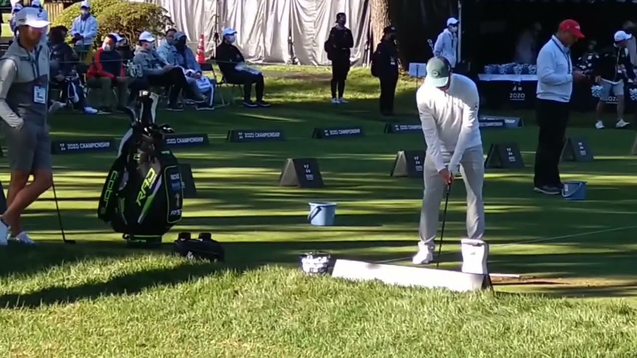 リッキー・ファウラー選手練習（スローあり）/Rickie Fowler (Slow motion)