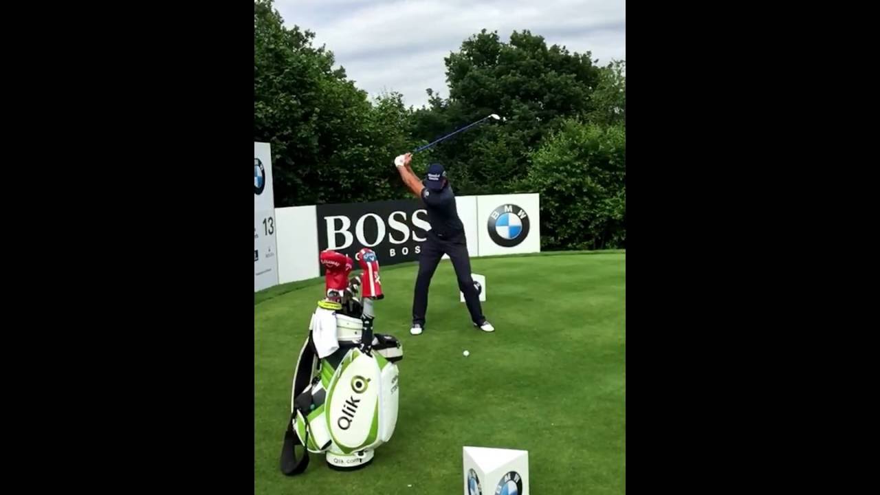 Henrik Stenson perfect golf swing (slow motion)