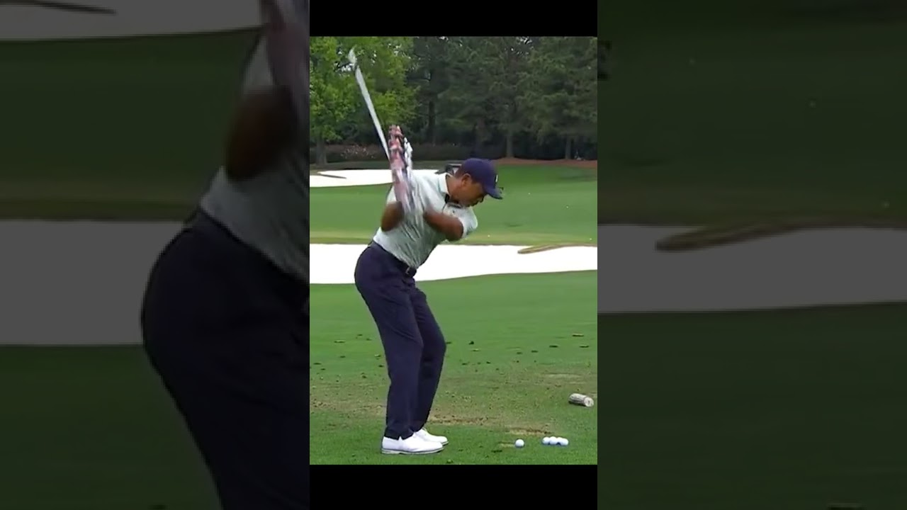 Tiger Woods Golf Swing Slow Motion   MASTERS 2022 タイガーウッズ　スローモーション　#shorts #golf