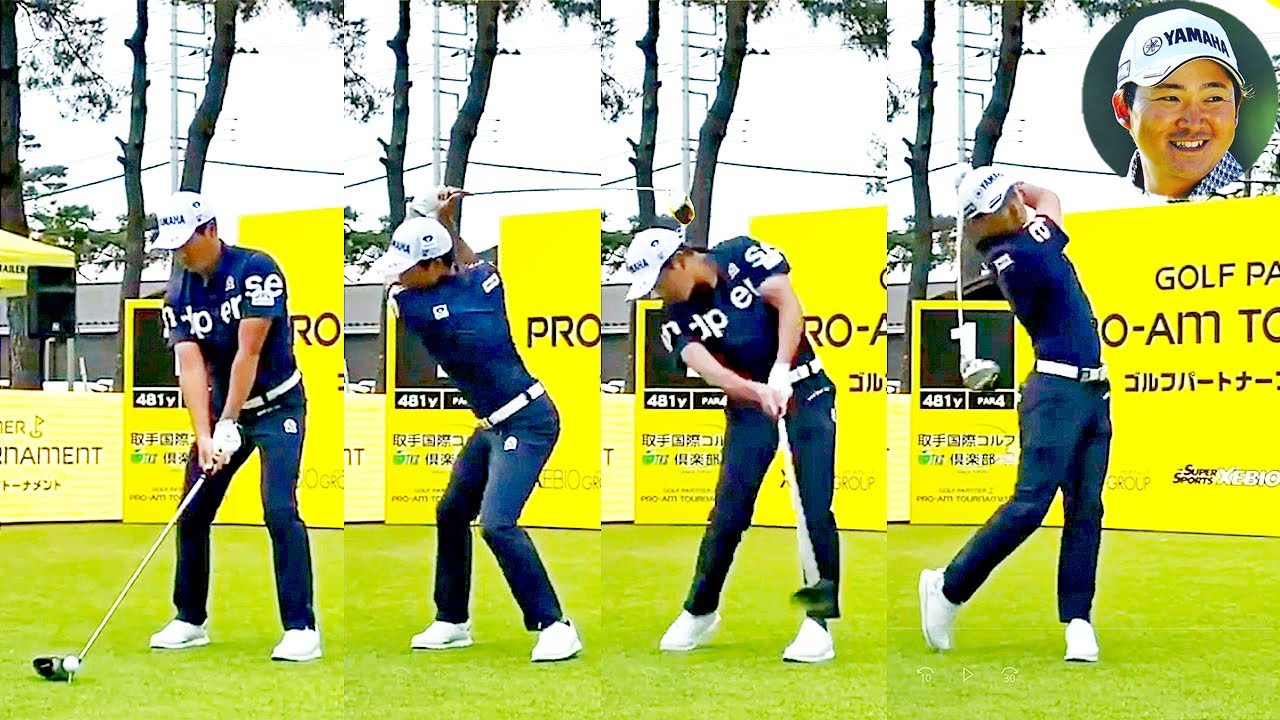 今平周吾 Shugo Imahira プロゴルファー DRIVER SHOT SLOW MOTION !!!