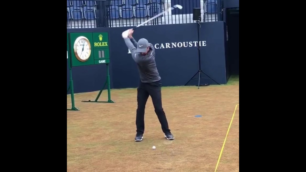 ロリー・マキロイ　アイアンスイング前方スーパースロー