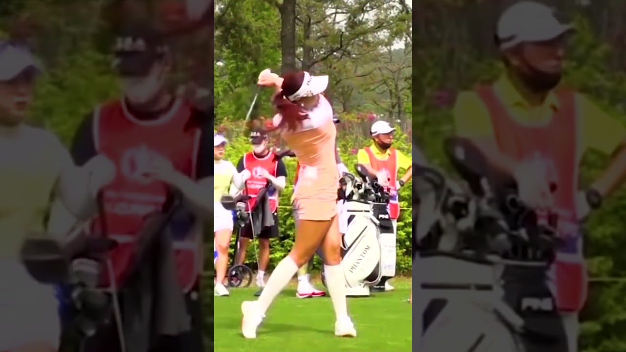 Beauty Golfer "Hyunju Yoo" Fantastic Swing Motion, Hot 美女ゴルファー「ユ・ヒョンジュ」幻想的なスイングモーション
