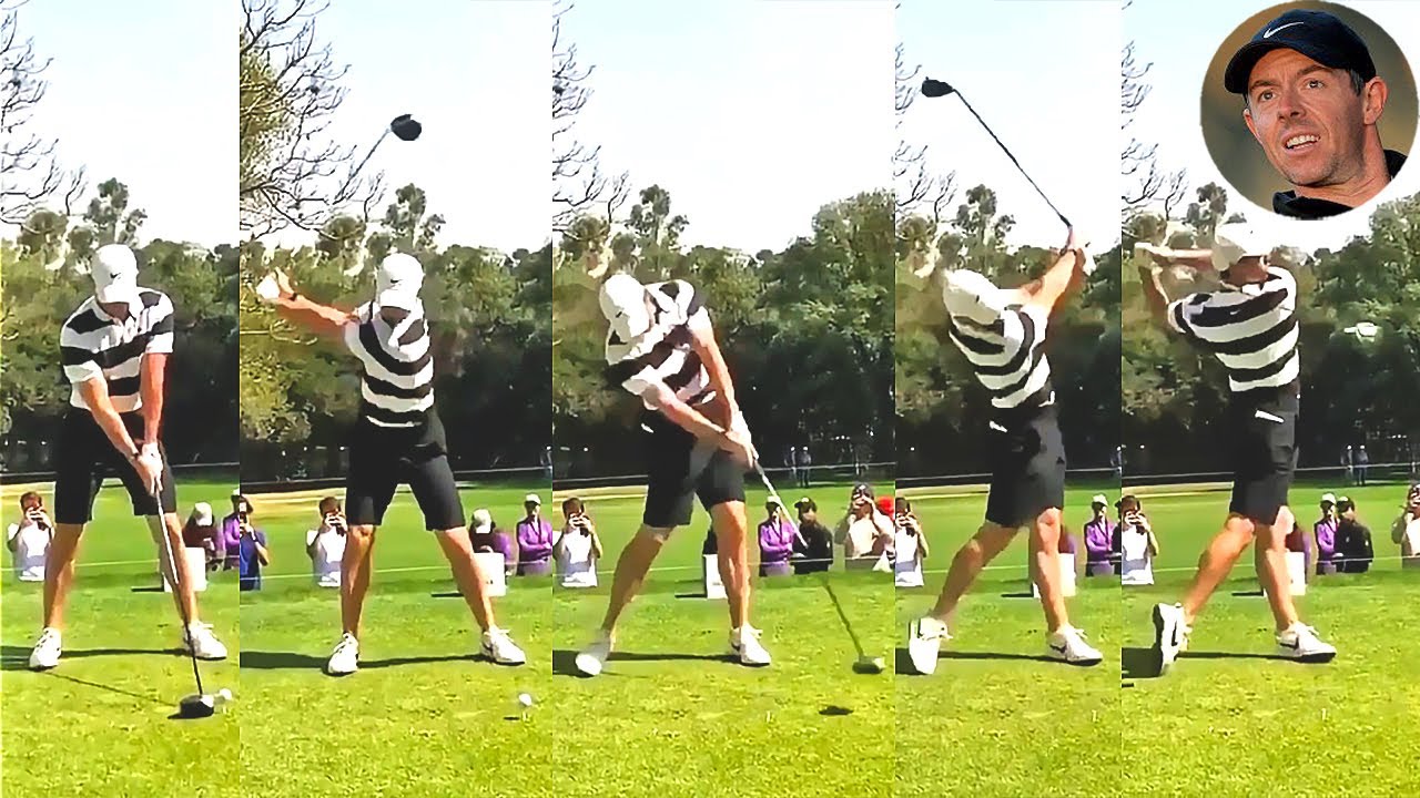 ローリー・マキロイ Rory McIlroy プロゴルファー DRIVER SHOT SLOW MOTION !!!