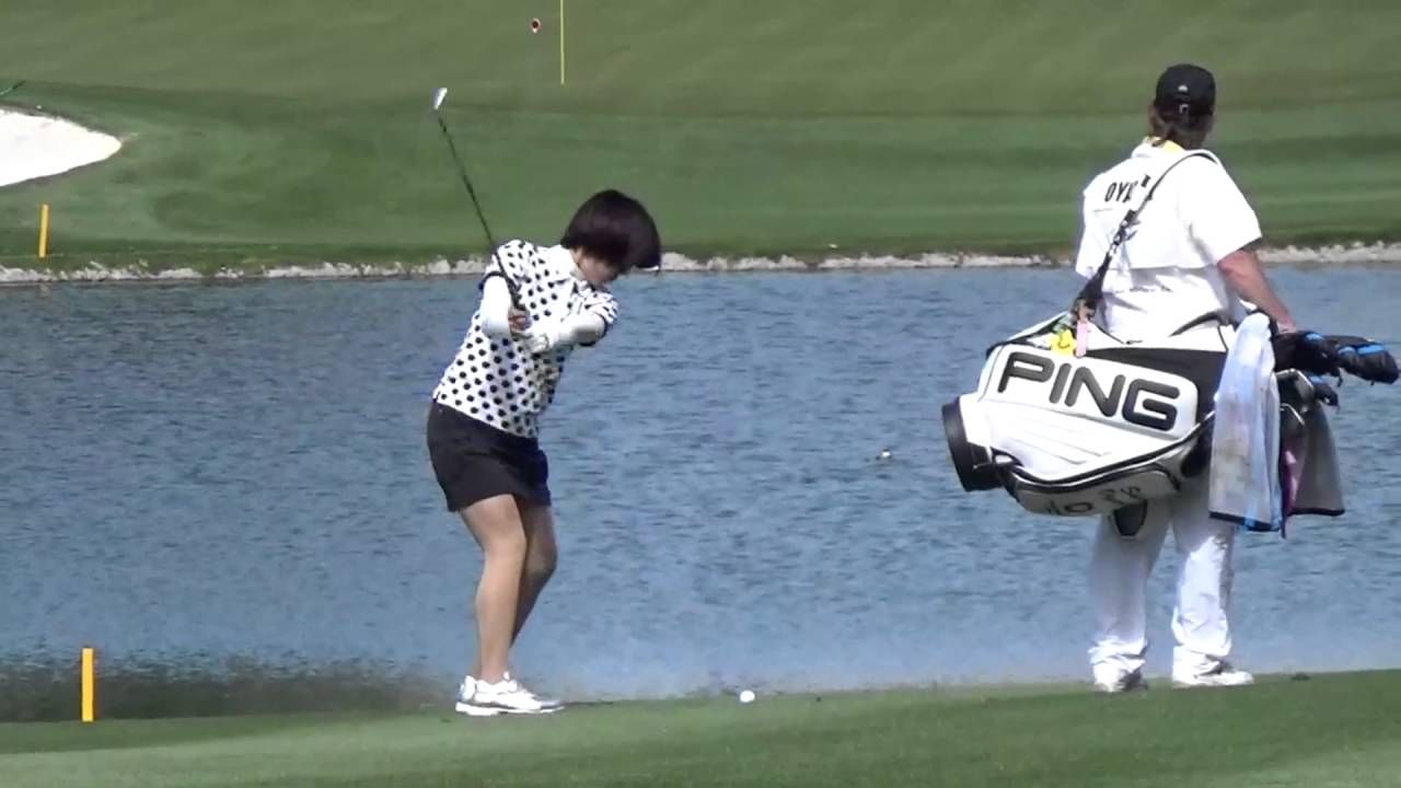 ナイスショット！ 大山志保選手 Shiho Oyama 6th hole 2nd shot 【ANA Inspiration 2016】