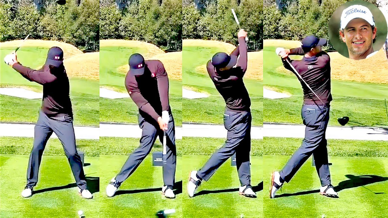 Adam Scott アダム・スコット プロゴルファー DRIVER SHOT SLOW MOTION !!!
