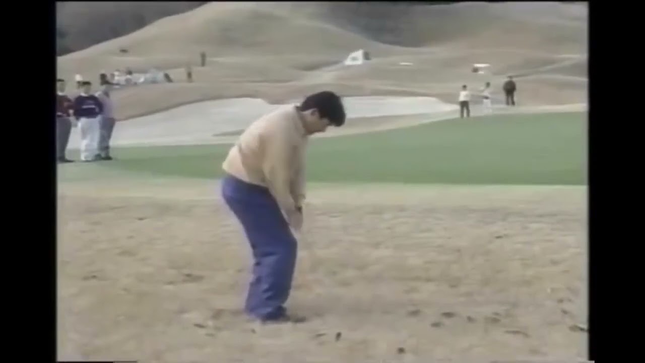 スイングの基本をジャンボ尾崎選手のアプローチから学ぶ‼️ラフに沈んでいるボールのアプローチを尾崎直道選手に学ぶ‼️