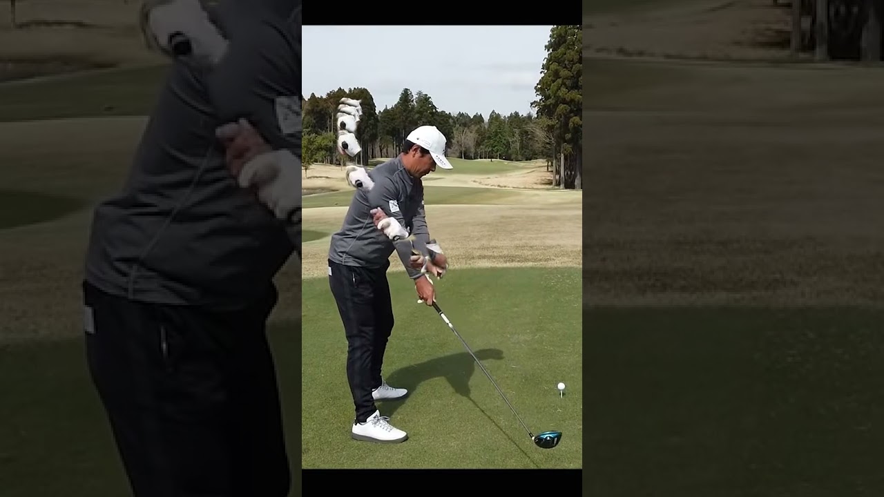 矢野東プロ　ゴルフスイング　スローモーション　#shorts #golf