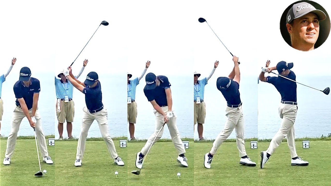 Justin Thomas ジャスティン・トーマス プロゴルファー DRIVER SHOT SLOW MOTION !!!