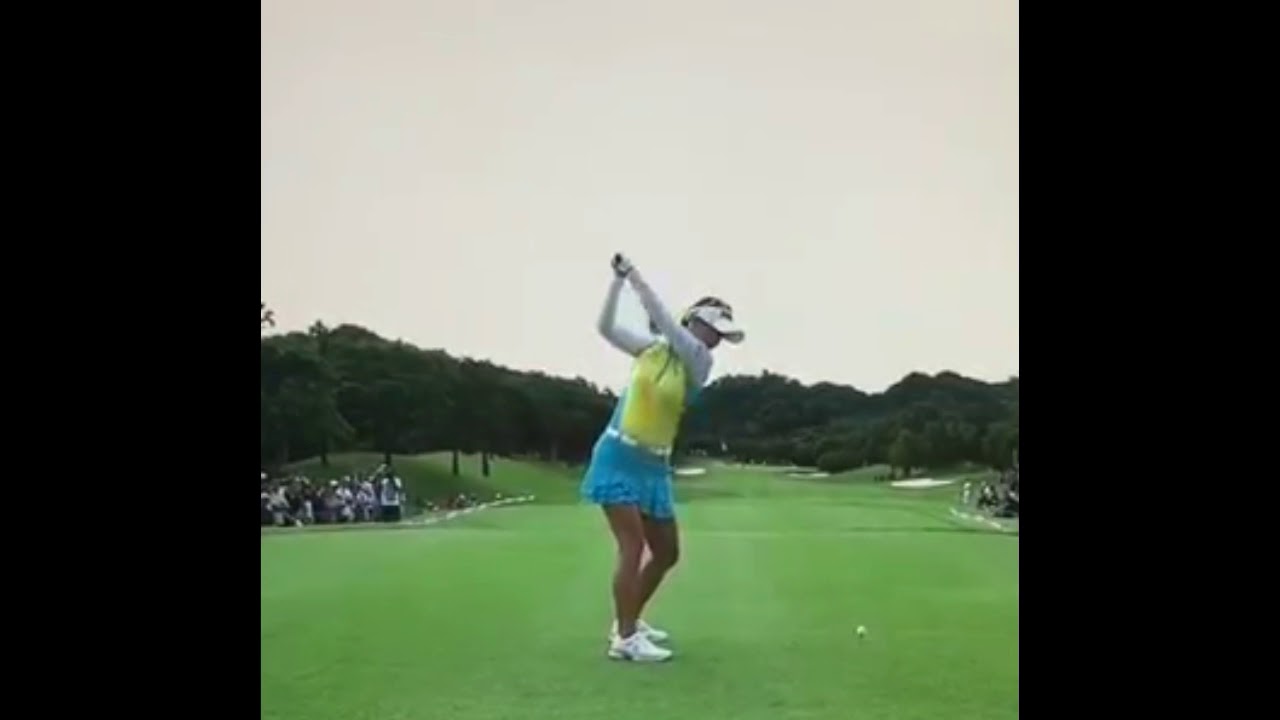 【女子ゴルフ】キム・ハヌルの美しすぎるティーショットがヤバイぞ！