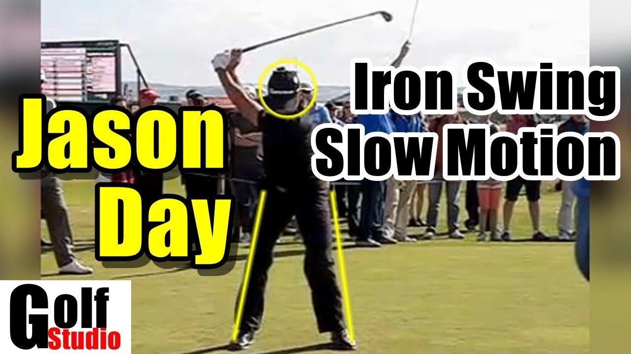 ジェイソンデイのアイアンスイング！スーパースロー 正面