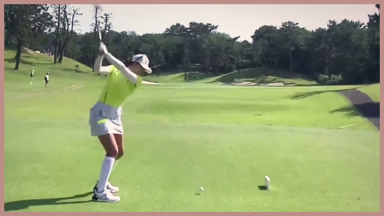 【ゴルフ】 原英莉花　スイング