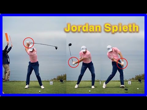 2021 Jordan Spieth Powerful Driver Swing & Slow motion,ジョーダン・スピースパワフルドライバーゴルフスイング＆スローモーション