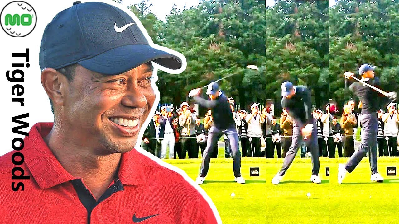 Tiger Woods タイガー・ウッズ  米国の男子ゴルフ スローモーションスイング!!!
