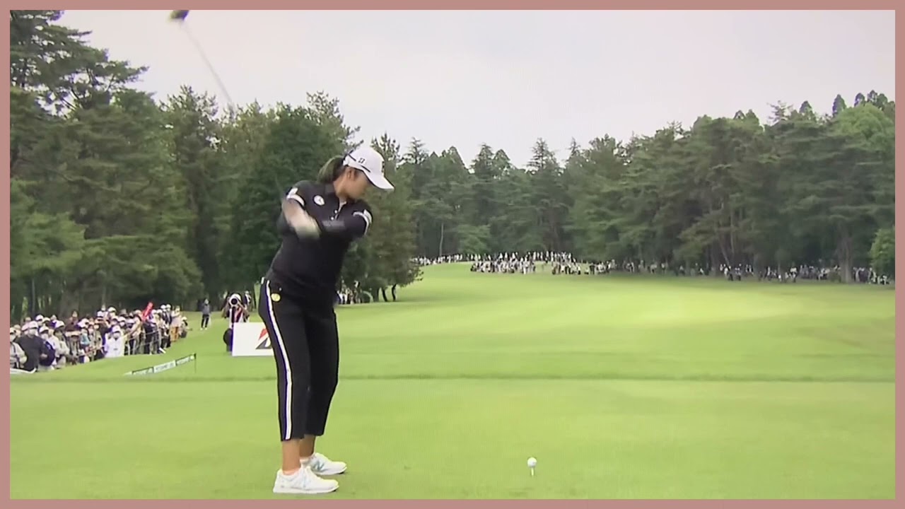 【ゴルフ】 稲見萌寧　スイング