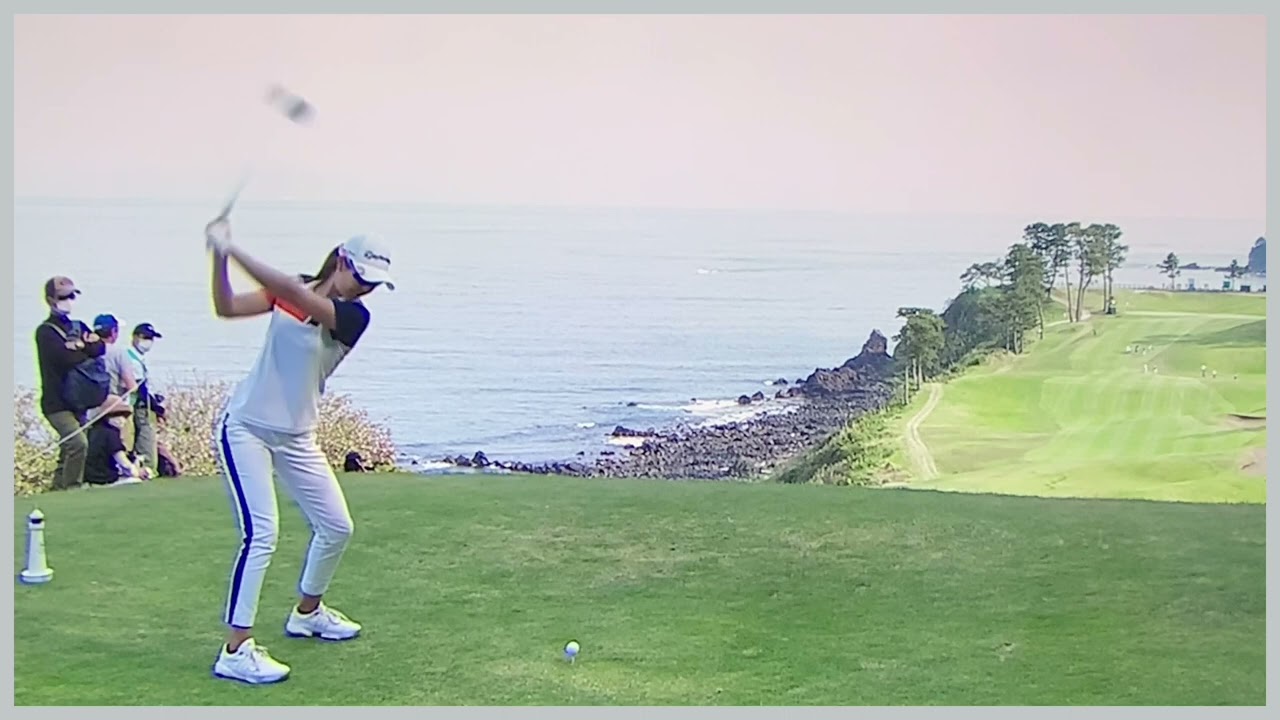【ゴルフ】 松森彩夏　スイング