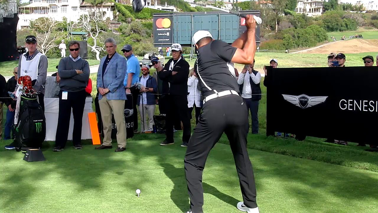 タイガー・ウッズ Tiger Woods Driver Shot【2018 Genesis Open】