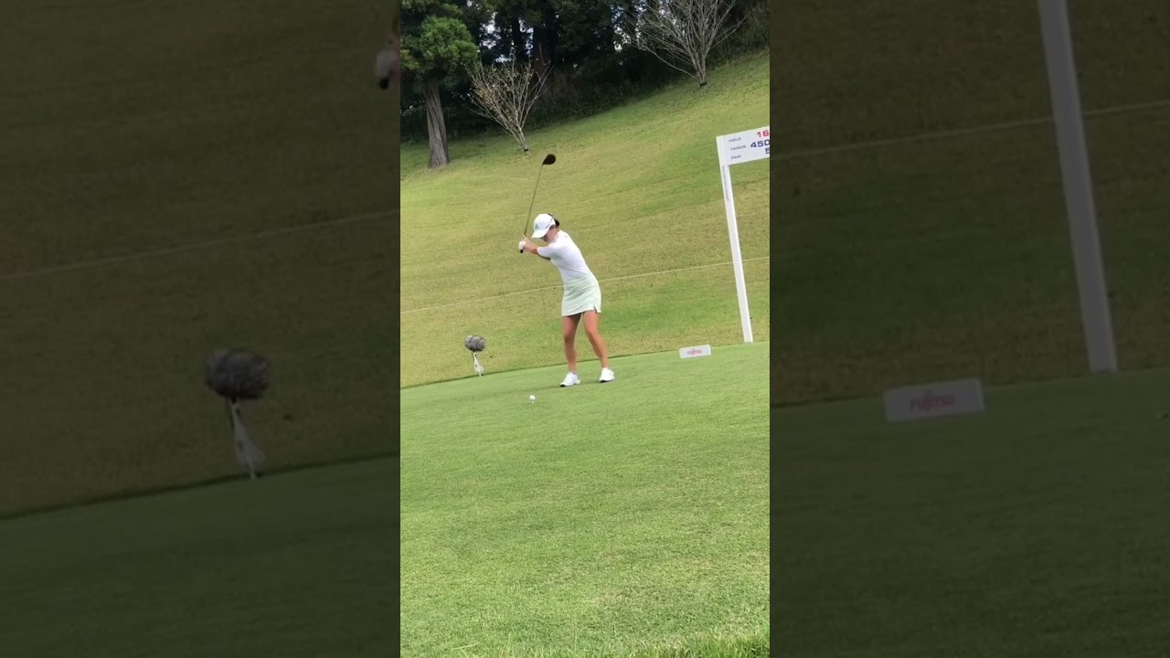 【森田　遥プロ】ティーショット