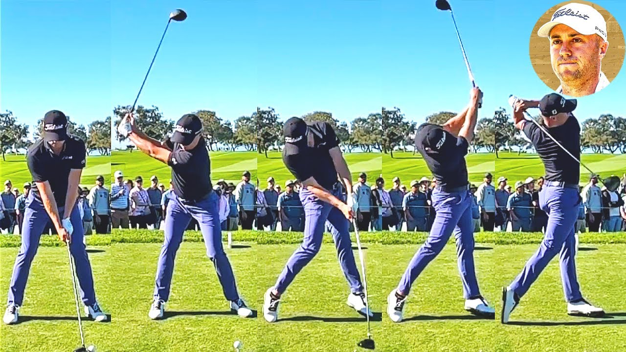 Justin Thomas ジャスティン・トーマス プロゴルファー DRIVER SHOT SLOW MOTION !!!