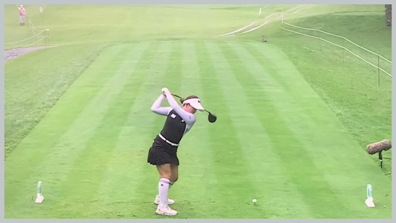 【ゴルフ】 吉本ひかる　スイング