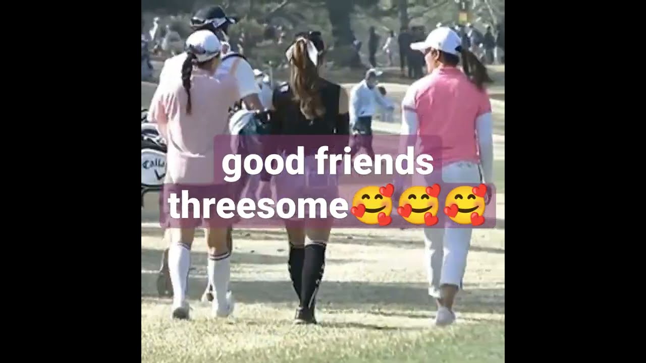 【勝みなみ/稲見萌寧/臼井麗香】仲良し三人組💕😁#Shorts