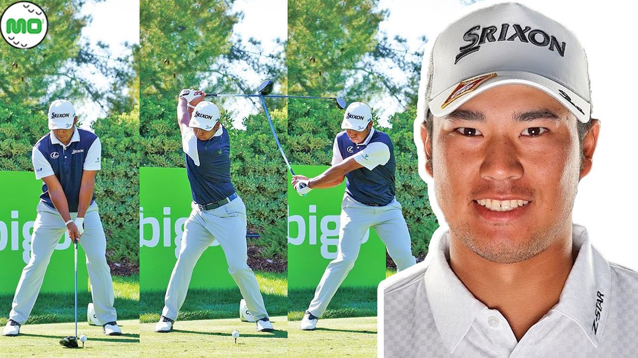 松山英樹 Hideki Matsuyama 日本の男子ゴルフ スローモーションスイング!!!