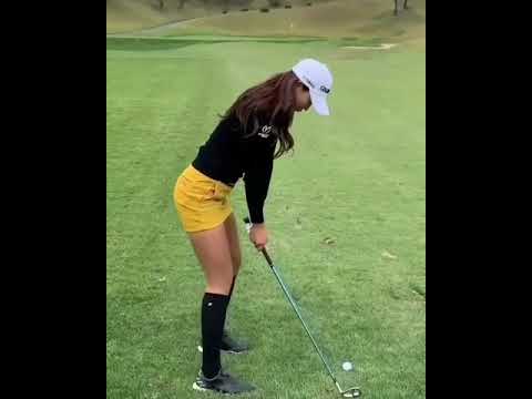 [골프스윙] KLPGA 유현주프로 #아이언샷 영상입니다.@_hyunju__
