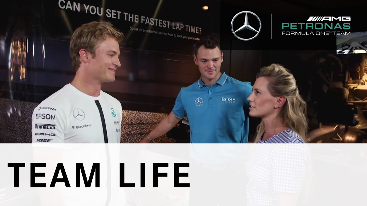 Nico Rosberg v Martin Kaymer: Challenge 3 – The Simulator