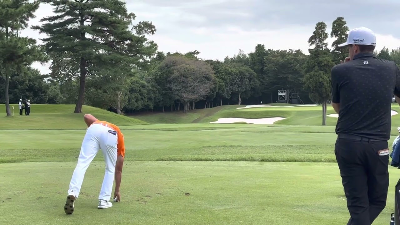 リッキー ファウラー ZOZO 2022最終日 3番ホール アイアンショット