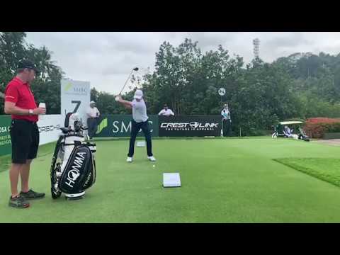 【スロー映像・横アングル】ジャスティン・ローズ／SMBC シンガポールオープン2020