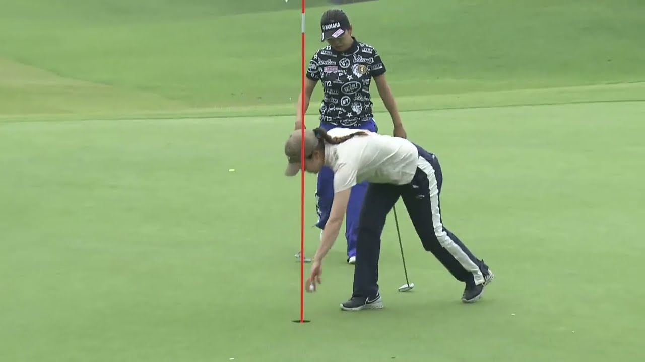 井上りこ 本日3バーディー目！トータル-2にし、5位Tに！！[ユピテル・静岡新聞SBSレディース]