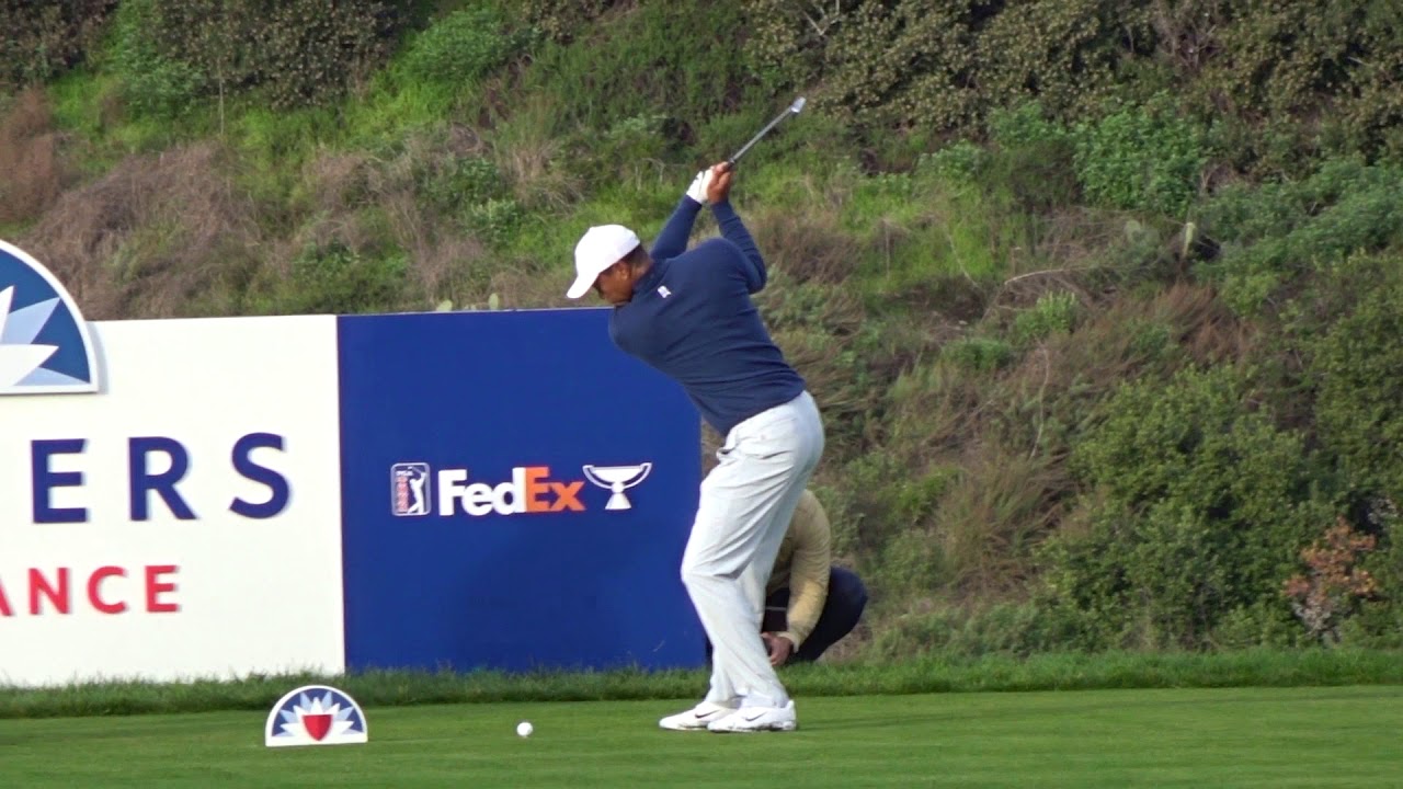 タイガー・ウッズ Tiger Woods【Iron Shot】2020 Farmers Insurance Open