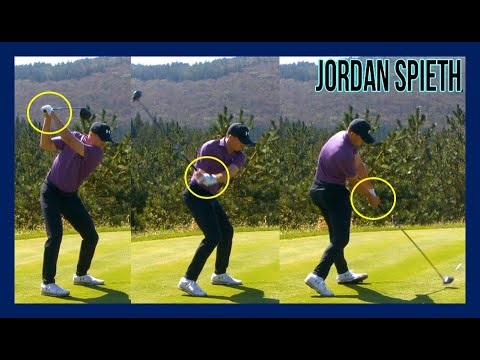 2021-2020 Jordan Spieth Powerful Driver Golf Swing & Slow motion,ジョーダン・スピースパワフルドライバーゴルフスイング＆スローモーション