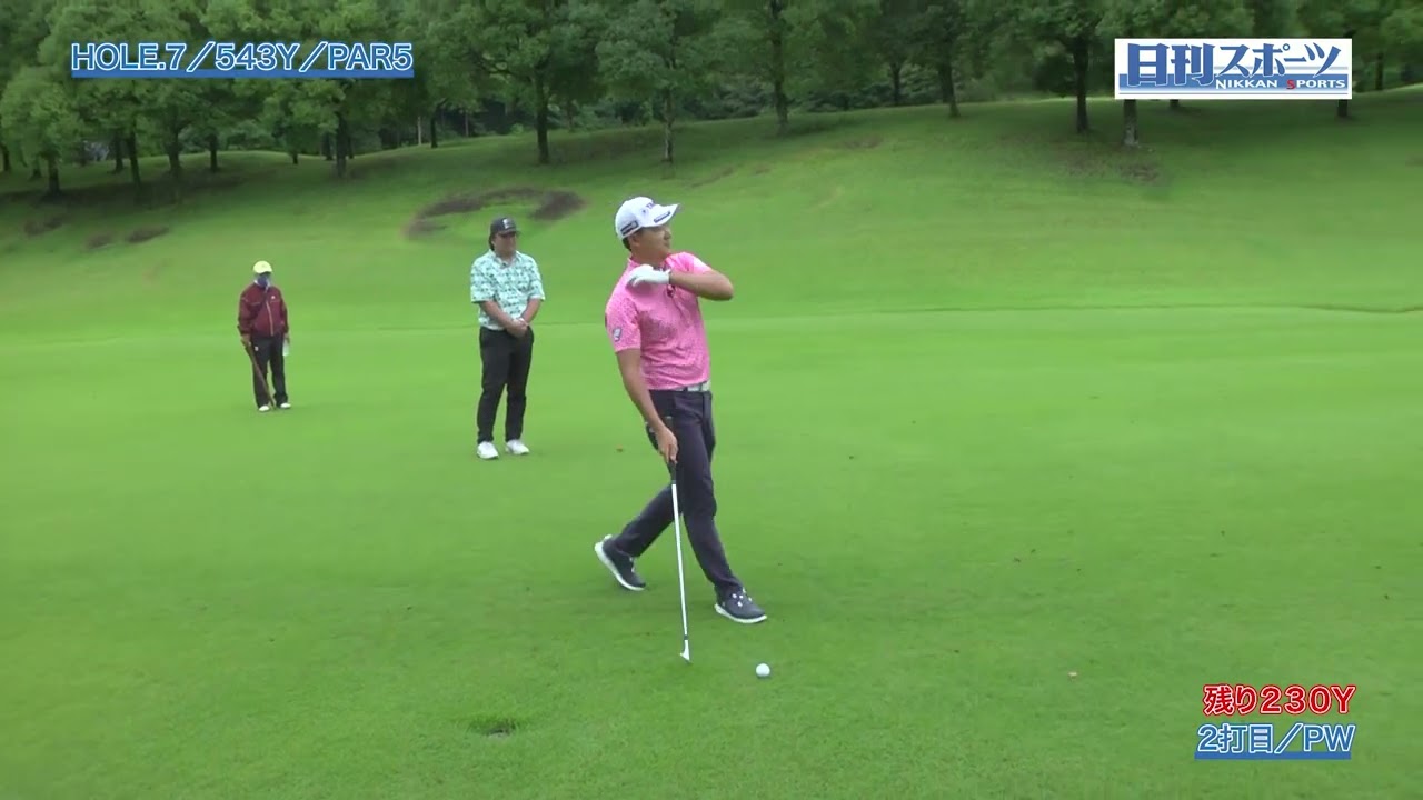 第17回　里崎智也氏、賞金王に挑戦！！今平ＶＳ里崎７Ｈ目　ゴルフレッスン企画「ゴルフ・ステップアップ 今平周吾　賞金王の技」【日刊スポーツ】