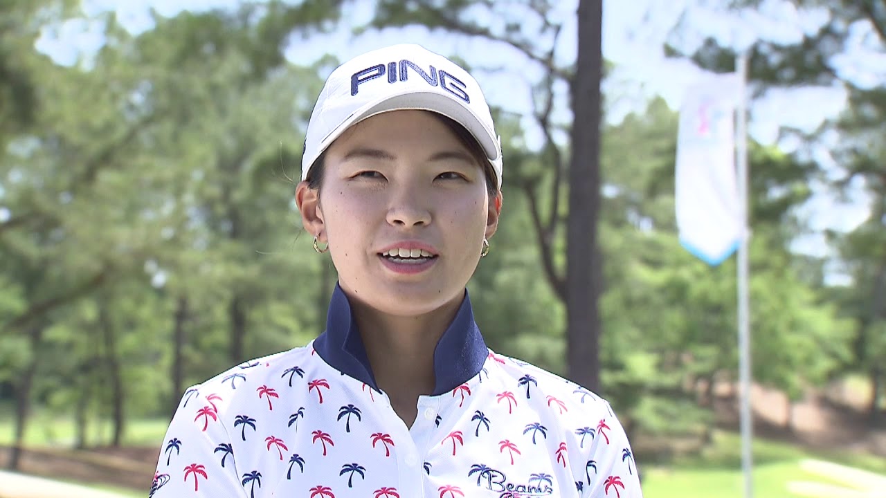【フジテレビ公式】宮里藍サントリーレディスオープンゴルフトーナメント2019＜渋野日向子選手･大会前日インタビュー＞